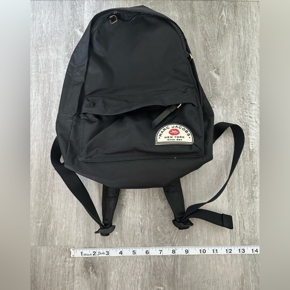 Marc Jacobs Collegiate Nylon Black Medium Backpack - Picture 5 of 13